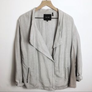 Nic & Zoe Sundown Moro Jacket in Ash/Beige, 3X